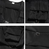 Summer Multi-pockets Cargo Vests for Men Personality Loose Fashion Sleeveless Coat Streetwear Ulzzang Fashion New Chaleco Hombre