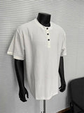 2025 New Summer Men and Women Trendy Personalized Waffle Short Sleeve Couple Loose Retro Harajuku Casual T-shirt Top harajuku