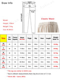 Summer Korean Men's Pants Light&Thin Polyester Elastic Waist Semi-Wide Loose Slacks Drape Suit Pants Male Casual Trousers