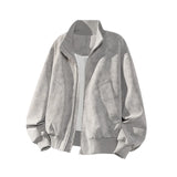 Jacket Men Autumn New Arrival Short Loose Tie Dye Jacket Stand Collar Casual Streetwear Outerwear Bomber