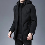 Men's Warm Clothing Top Quality Parkas Fashion Long Thicken Outwear New Brand Hooded Casual Jackets Winter Windbreaker Coats