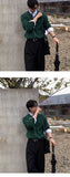 New Korean Fashion Men Cardigan Light Luxury Knitted O Neck Long Sleeve Sweater Coats  Autumn Leisure Premium Jacquard Knitwear