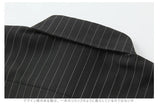 New Naples Business Men Shirts Light Luxury Textured Lapel Striped Long Sleeve Cardigan Leisure Premium Commuter Blouse S-4XL