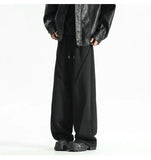 Black Casual Pants Men Oversized Wide Leg Pants Men Grey Sweatpants Streetwear Loose Joggers Sports Pants Mens Trousers M-2XL