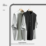 Patchwork Mid Sleeve Shirt mens Novel Design High Quality Cool Comfort Fabric Summer Fashion Trendy Menswear