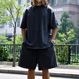 Summer New Men's Set Japanese Style Plus Size Casual Loose Sports Suit Short Sleeve T-shirt Shorts Two-piece Men's Clothing