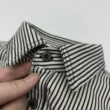 Japanese Shirt Men's Retro Amikaki Vertical Stripe Long Sleeve Shirts Youth Non Iron Casual Workwear Popular Spring Shirt Coats