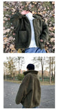 American Autumn/Winter Street Men and Women Trendy Personalized Jackets for Couples Loose Retro Loose Casual Harajuku Top