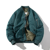 Men Bomber Jacket Women Solid Autumn Winter Pilot Jacket Fashion Vintage Hooded Baseball Coat Casual Windbreak Red Pink Burgundy