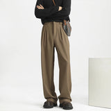 Men's Light Luxury Naples Slim-fit Suit Pants Casual Japanese Retro Premium Quality Elegant Popular Leisure Trousers 2026 Spring