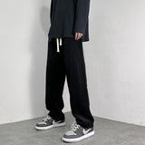 Black Corduroy Pants Men Fashion Cotton Casual Pants Men Streetwear Hip Hop Loose Straight Pants Mens Vintage Trousers M-3XL