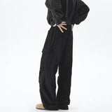Vintage Tie dye Men's Baggy Denim Trousers White New Streetwear Wide Leg Loose Denim Pants Fashion Straight Gargo Pants
