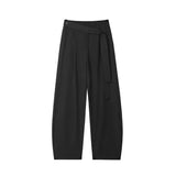 Coffee Suit Pants Men Society Mens Black Dress Pants Korean Loose Casual Wide Leg Pants Mens Office Formal Trousers Large Size