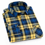 Plaid Shirt New Autumn Winter Flannel Red Checkered Shirt Men Shirts Long Sleeve Chemise Homme Cotton Male Check Shirts