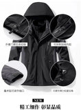 Male New Arrived Winter 3 in 1 Jackets Parkas Unisex Two-pieces Sets Men Outdoor Jacket Waterproof Hiking Coat Windbreaker Coat