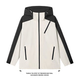 Hip Hop Varsity Jacket Men hoolids High Street Patchwork Color Black Windbreaker Coats Women Spring Autumn Thin Fashion College
