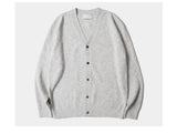 Autumn Fashion Men Luxury Knitted Sweater Coats Trendy Korean Popular V Neck Long Sleeve Cardigan Jacket Casual Stylish Knitwear