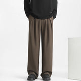 Men's Light Luxury Naples Slim-fit Suit Pants Casual Japanese Retro Premium Quality Elegant Popular Leisure Trousers 2026 Spring