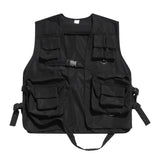 Summer Multi-pockets Cargo Vests for Men Personality Loose Fashion Sleeveless Coat Streetwear Ulzzang Fashion New Chaleco Hombre