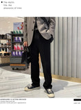 New Korean Fashion Men Suit Pants Light Luxury Business All-match Straight Slim-fit Casual Trousers Premium Elegant Dress Pants