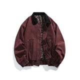 Men's Jacket Men's Workwear Collared Outerwear Vintage Pure Cotton Leopard Print Detroit Jacket Mens Leather Bomber Jacket Denim