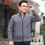 Autumn Winter KPOP Fashion Harajuku Cardigan Men Loose Casual All Match Tops Long Sleeve Outerwear Solid Thick Chic Male Clothes