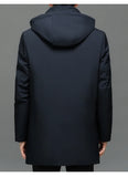 Winter Thick Windproof Big Hood Collar Warm Parka Business Men Waterproof New -40 Degrees Top Men Quality White Duck Down Jacket