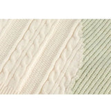 American high street men and women trendy contrasting color round neck sweater autumn and winter couple loose knit top harajuku