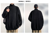 Sweater men 2025 New Men Knitwear Solid High Neck Sweater Soft Warm Comfortable Winter Pullover Fashion Casual Warm Sweater