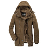 Thicken Parkas Male Thick Warm Coat Plus Size Men Hooded Fashion Mens Parkas Hooded Mens Winter Windproof Jacket Parka