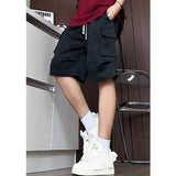 Unisex Loose Fit Summer Outdoor Sports Shorts Men Large Pockets Lightweight Casual Athletic Hiking Gym Comfortable Breathable