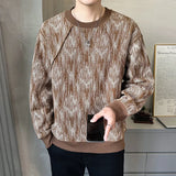 Men Long Sleeve Tshirt Textured Fabric Soft Breathable Top Unique Design Trendy Streetwear Casual Comfort Fashion Tee