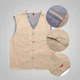 Spring And Autumn New Denim Waistcoat Men Loose Casual Sports Vest Men's