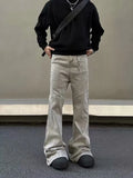 Cyber Y2K Fashion Baggy Stacked Flare Jeans Pants Men Clothes Streetwear New Rock Vintage Long Trousers Ropa Hombre