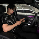 Summer Men's Clothing Leisure Light Luxury Knitted Polo Shirt Korean Striped Short Sleeve Retro Breathable Fashion Knitwear