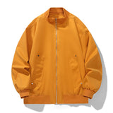 Men's Autumn New Jacket Stand Collar Trendy Versatile Casual Jacket Waterproof and Windproof Outdoor Casual Men's Clothing