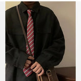 Long Sleeve Shirt Men Fashion Social Mens Dress Shirt Korean Loose Green Black Shirts Mens Pocket Tooling Shirt  Plus Size 4XL