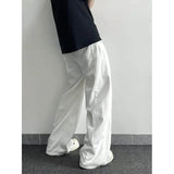White Baggy Jeans Men Fashion Casual Straight Jeans Mens Streetwear Korean Loose Wide Leg Jeans Man Denim Trousers S-3XL
