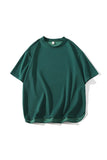 Mens Baggy T shirts Summer Men Solid Color Casual Short Sleeve Tshirts Man Basic T-shirt Male Tops Tees Couple