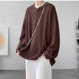 High Quality Texture Long Sleeve T shirt For Men Spring Autumn Casual Mens T-shirts Male Tops Classic Clothes Men's T-Shirts