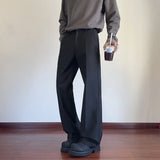 Grey Black Suit Pants Men Slim Fit Social Mens Dress Pants Korean Straight Pants Mens Office Formal Trousers Large Size 5XL