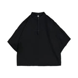 Summer Short Sleeved Shirt Men Oversized Black White Shirt Men Streetwear Korean Loose Pullover Shirt Mens Fashion Casual Shirts