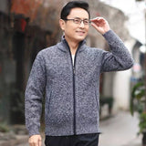 Autumn Winter KPOP Fashion Harajuku Cardigan Men Loose Casual All Match Tops Long Sleeve Outerwear Solid Thick Chic Male Clothes