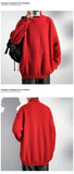 Sweater men 2025 New Men Knitwear Solid High Neck Sweater Soft Warm Comfortable Winter Pullover Fashion Casual Warm Sweater