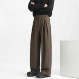 Men's Light Luxury Naples Slim-fit Suit Pants Casual Japanese Retro Premium Quality Elegant Popular Leisure Trousers 2026 Spring