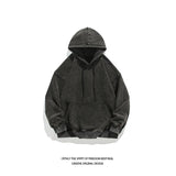 Men's Hoodies Autumn New 360G Thick Cotton Washed Sweatshirts Oversized Hoodie Streetwear Y2K Clothes Unisex Hoody Tops