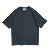 New Men Oversized T shirts Female 260 GSM Casual White Streetwear Tees Black Solid Basic Summer Tops for Young