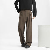 Men's Light Luxury Naples Slim-fit Suit Pants Casual Japanese Retro Premium Quality Elegant Popular Leisure Trousers 2026 Spring