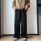 Pants Men Retro Japanese European Stylish Hip Hop Cargo Trousers Pantalones Fashion High Street Casual Baggy Students Unisex Ins