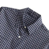 New Fashion Men's Clothing Light Luxury Casual Textured Plaid Shirts Business Leisure Contrast Color Long Sleeve Cardigan Tops